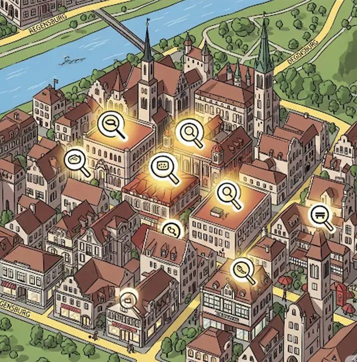 Fehlende lokale Keywords in Regensburg - Fehlende Ortsbezüge in Texten und Überschriften