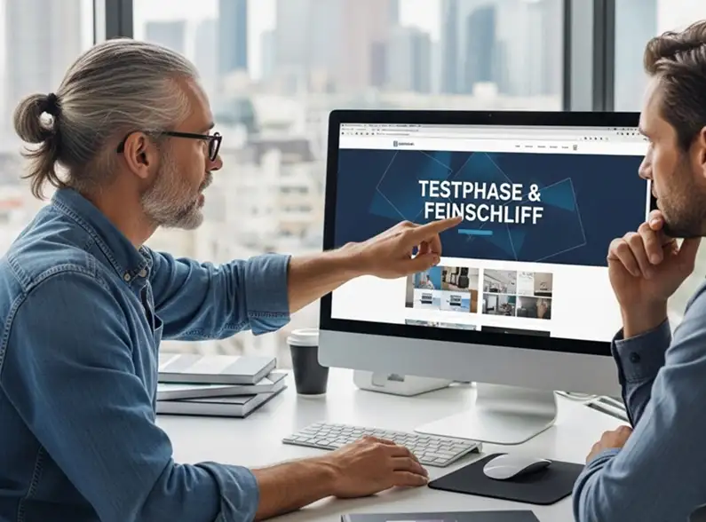 Testphase & Feinschliff Testphase & Feinschliff