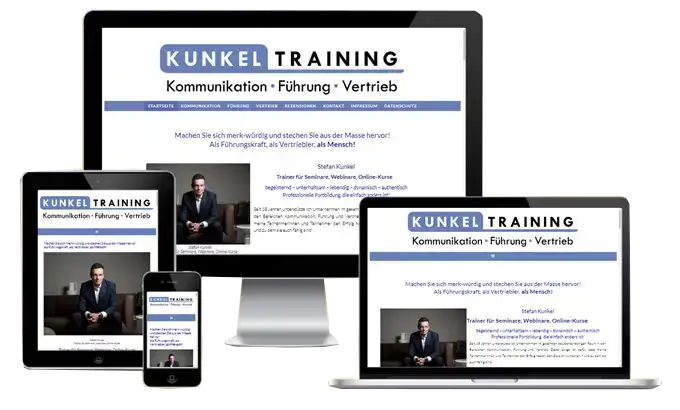 Webdesigner Ansbach mit Website: Stefan Kunkel: Trainer für Seminare, Webinare, Online-Kurse Webdesigner Ansbach mit Website: Stefan Kunkel: Trainer für Seminare, Webinare, Online-Kurse