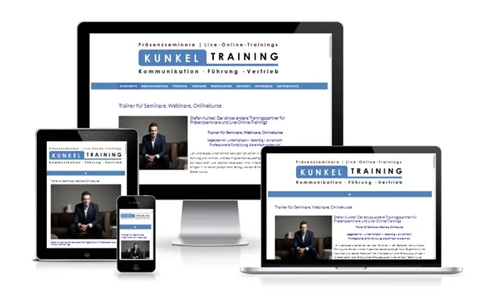 Website von Stefan Kunkel - Training und Webinare