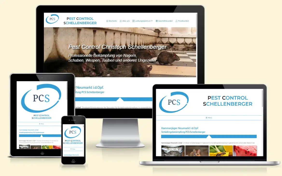 Homepage erstellen lassen Nürnberg - Webdesign und SEO Referenz der Firma PCS Schellenberger