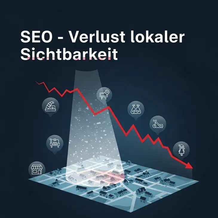 Veraltete Websites ohne mobile Optimierung Regensburg - Verlust lokaler Sichtbarkeit